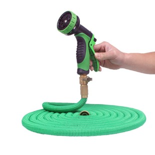 Cross-border exclusive for US standard 10 function 3 times telescopic water pipe car high pressure car wash water gun garden watering suit