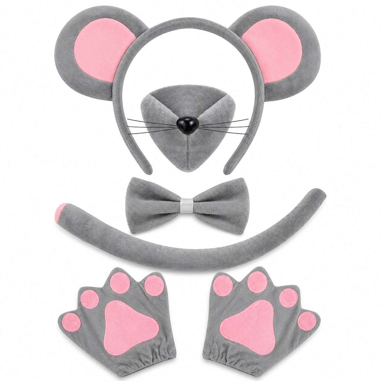 Cross-Border Halloween Cartoon Animal Children's Headband Mouse Ears Performance Cute Costume Performance Props Headwear