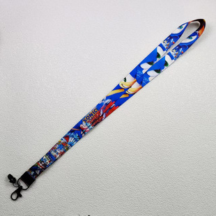 Foreign trade anime Mobile phone lanyard Key U disk pendant certificate lanyard school card polyester hanging long neck rope wholesale