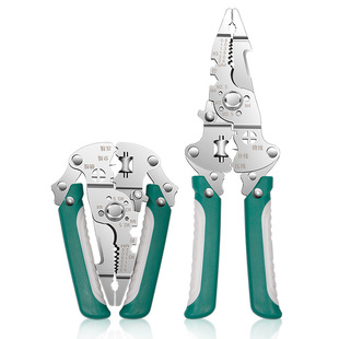 New Product Foldable Wire Stripping Pliers Electrical Wire Cutting Wire Stripping Wire Pressing Wire Stripping Pliers Handheld Multifunctional Wire Stripping Pliers