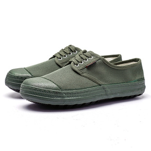 3537 Authentic Jiefang Shoes Men's Summer Low-top Flat Yellow Sneakers Wear-resistant Construction Site Shoes Construction Rubber Shoes Labor Shoes