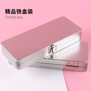 Giorgione solid watercolor paint pearlescent 100-color iron box portable beginner painting tool pen suit