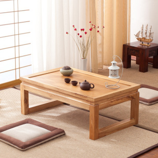 Japanese Style Small Tea Table Tatami Tea Table Zen Style Modern Simple Solid Wood Kang Table Bay Window Table Low Windowsill