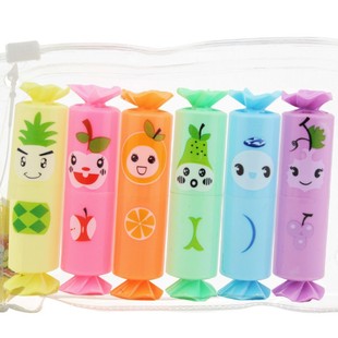 Small Highlighter Cute Mini Color Marker Ice Cream Ice Cream Carrot Shape Color Marker