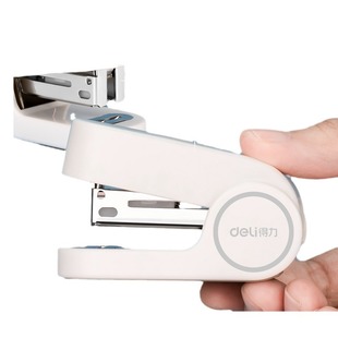 Deli TA201 Macaron Color Mini Stapler Set Compact Multifunctional Portable Office Labor-saving Calculator