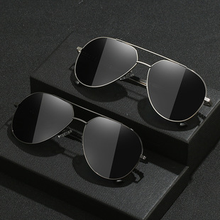 Новые мужские повседневные солнцезащитные очки Driver Driving 8605 Eye UV Protection Модные солнцезащитные очки с двойным лучом