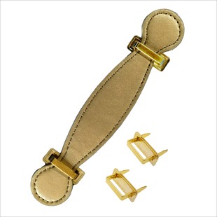 Factory wholesale gift box thickened leather rope double handle leather leather leather bag with luggage accessories wear-resistant PU leather strip
