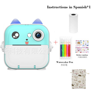 Новый продукт Polaroid Детская цифровая камера милый мультфильм мини детские игрушки HD печать камеры подарок