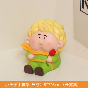 Resin Crafts Stall Small Decorations Big Artist Snow White Full Set of Ornaments Mobile Phone Stand Desktop