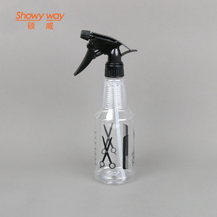 Factory wholesale 500ml hair spray pot pp plastic household spray bottle fine mist makeup hydrating spray pot