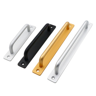 Punch-free door and window handle handle window wooden door balcony sliding door sliding door open door handle aluminum alloy nail-free