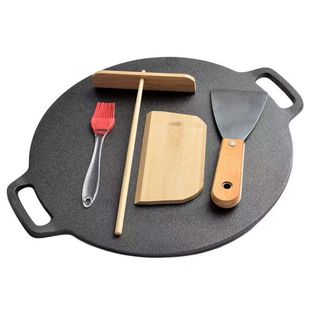Korean-style Barbecue Plate Commercial Outdoor Camping Maifan Stone Grill Plate Household Travel Outgoing Convenient Iron Plate