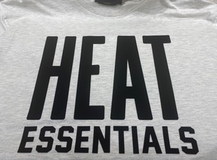 Высокая версия FOG двойной линии ESSENTIALS совместное название команды NBA повседневная короткая рукавная высокая улица дикая свободная футболка