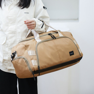 Large Capacity Travel Bag Men's and Women's Outdoor Training Yoga Bag Short-distance Travel Dry and Wet Separation Sports Fitness Bag