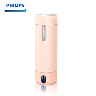 Philips Сжигание воды чашка термостатическая чашка портативная командировка интеллектуальное электрическое нагревание из нержавеющей стали 316 теплоизоляционные чашки для кипения воды