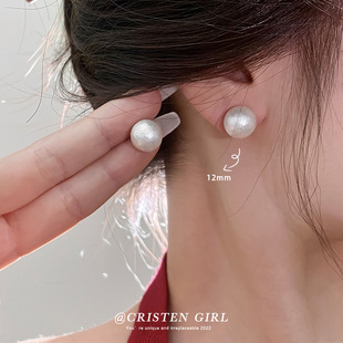 Pearl Earrings 2024 New Retro Niche High-end Light Luxury Earrings French Elegant Earrings Jewelry