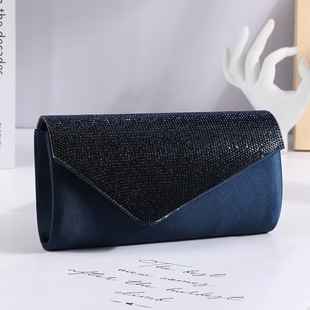 Diansheng Rhinestone Women's Evening Bag Light Luxury Banquet Women's Shoulder Bag Change Cosmetics Storage Evening Bag Wholesale