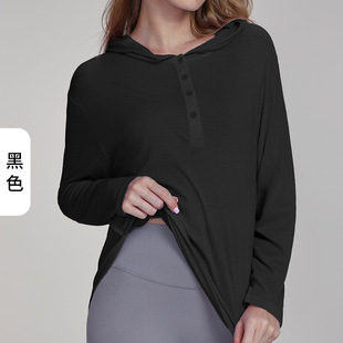 European and American New Hooded Yoga Jacket Skin-friendly Breathable Fitness Jacket Pilates Training Running Sports Jacket