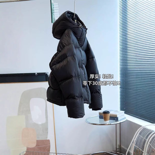 AA227 New Year's benefits! Huge warm! Thickened Lightweight Warm Hooded Bread Down Jacket Women's Short Winter