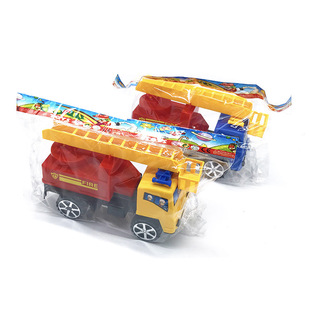 Children's toy car bag sliding engineering car hand push beach car park ring toy 2 yuan store department store wholesale