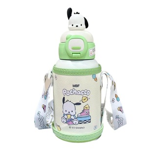 Sanrio doll thermos cup 316 stainless steel children's gift straw cup cute simple portable cup