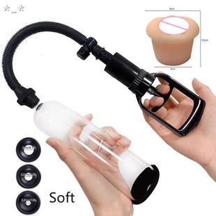 Manual Booster Pump Penis Enhancer Dilator Male Masturbator Sex Toys Sucking Vacuum Pump Adult Products