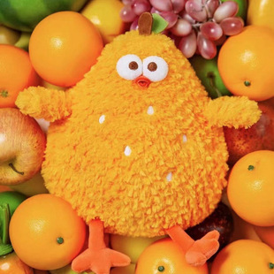 Hamburger Chicken Coconut Chicken Doll Banana Chicken Watermelon Chicken Plush Toy Birthday Doll Batch