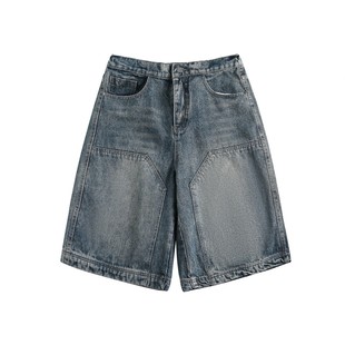 RUIIENRS x EIGHTISLAND 2025 summer new vintage washed old loose shorts B558