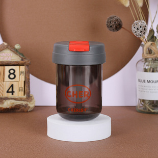 Mini Ton Ton Cup Women's Cute Plastic Cup Simple Portable High-value Straw Cup Small Capacity Coffee Handy Cup