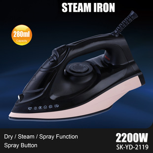 110V Cross-border Hair Iron Household Steam Iron Ironing Clothes Spray Portable Steam Brush Clear Pack