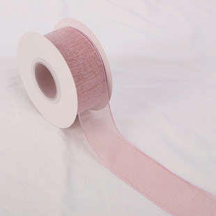 New Snowflake Ribbon Valentine's Day Flowers Gift Packaging Ribbon Flowers Bouquet Gauze Ribbon Floral Bag Flower Ribbon