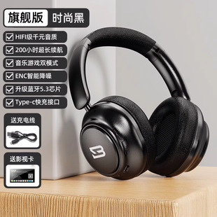 Bluetooth-гарнитура игра игра киберспорт компьютер сверхдлинная гарнитура новая 2024 настоящая беспроводная интеллектуальная шумоподавление