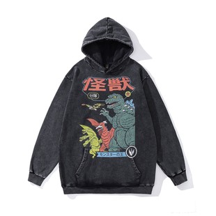 Men's 2023 autumn and winter heavy washing old sweater American retro street loose tide brand hoodie hoodie hoodie wholesale