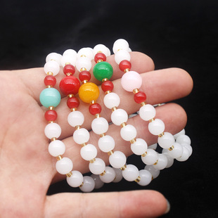 Han Bai imitation jade bracelet simple elegant jade sweet bracelet live streaming welfare bracelet small gift for free drainage factory