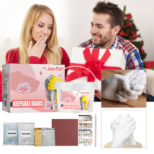 Jue Fish 3D three-dimensional hand model DIY production clone powder model powder mother's day valentine's day holiday gift