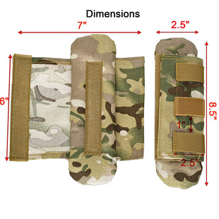 Amazon Source Outdoor Tactical Vest thickened shoulder pad backpack single backpack guitar shoulder pad non-slip wear-resistant