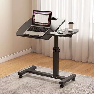 Bedside Table Foldable Mobile Home Lazy Bed Desk Sofa Side Table Lifting Small Table Manual Lifting Table