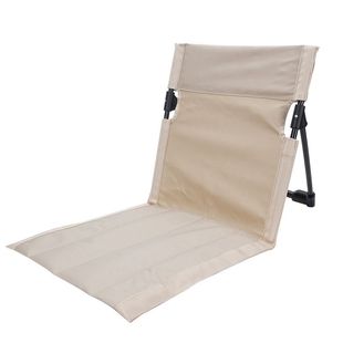 Lawn Camping Travel Outdoor Portable Single Chair Leisure Integrated Cushion Chair Beach Chair Folding Chair Backrest