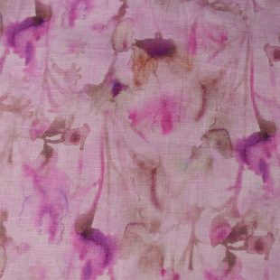 14-Count Linen Fabric Digitally Printed Ready-Made Printed Pattern Pure Linen Fabric Clothing Material for Skirts and Shirts