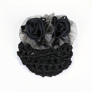 New Juansha Headwear Women's Cute Marubeni Head Net Pocket Head Flower Professional Waiter Work All-match Hair Clip