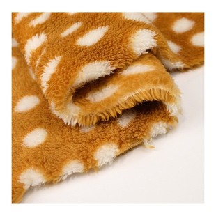 Factory direct color printing Arctic fleece 280 grams of clothing pajamas home textile fabric plush toys to map samples