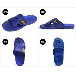 ESD anti-static slippers dust-free clean workshop men's and women's shoes soft bottom comfortable breathable SPU electrostatic shoes dust-free shoes