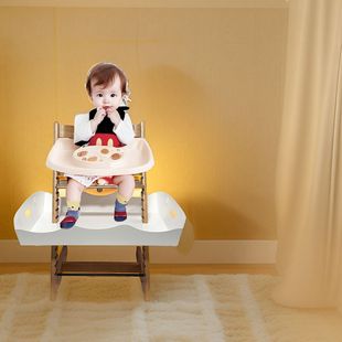 Manufacturers independently developed children's growth chair pocket food artifact adaptation st dinner plate st guardrail environmental protection PP material
