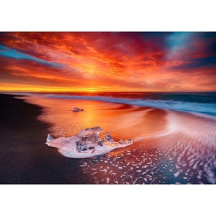 All over the world, the morning light, the setting sun and the scenery blend, beautiful and moving landscape landscape poster, decorative painting, photo frame, mural painting