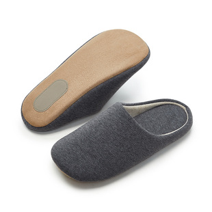 Superior mute slippers indoor home four seasons linen spring and summer men and women soft bottom warm cotton linen breathable cotton slippers