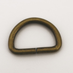 Spot supply luggage accessories metal D-shaped buckle iron wire D-shaped buckle clothing D-buckle