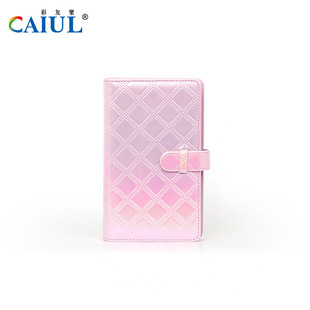Pariot 3-inch Embroidery Square Pearlescent Series Album 108 Large Capacity Star Card Storage Folder Card Album