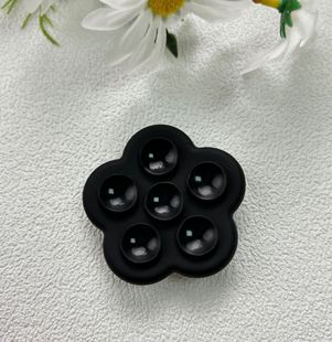 Flower mobile phone airbag bracket silicone suction cup mobile phone ring buckle adhesive retractable folding cute portable