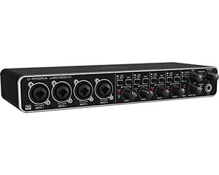 Behringer U-PHORIA UMC404HD Аудиофильский 4x4 24 бит 192 кГц USB