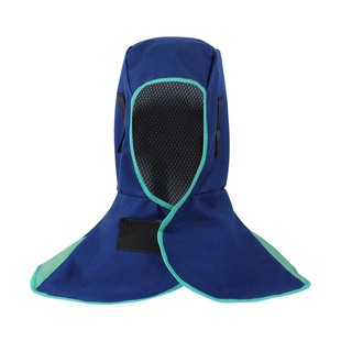 Flame retardant fireproof dustproof shawl polishing anti-splash Hood welder anti-scald protective cloak flame retardant cap